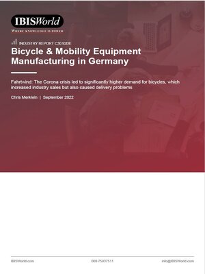 cover image of Bicycle and Mobility Equipment Manufacturing in Germany - Market Research Report